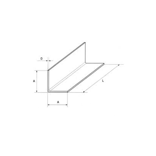 Уголок 50х50х2х3000 шлиф. в пл.